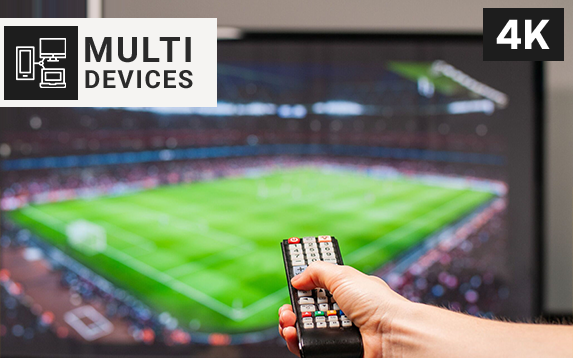 Télécommande utilisée pour reconfigurer un code IPTV expiré sur téléviseur